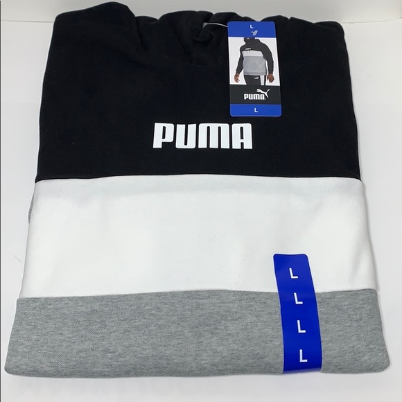 Puma Men's Double Down Hoodie Pullover Sweatshirt - Picture 6 of 14